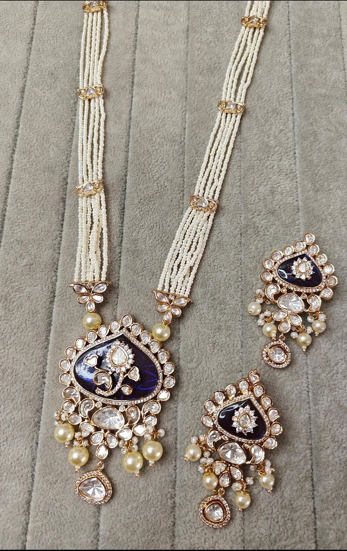 Fine Polki Kundan Antique Set By Chokerset APS937