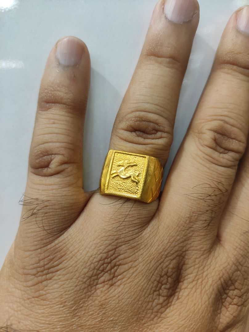 50 Milligram Gold Forming Ring By Chokerset WAF819