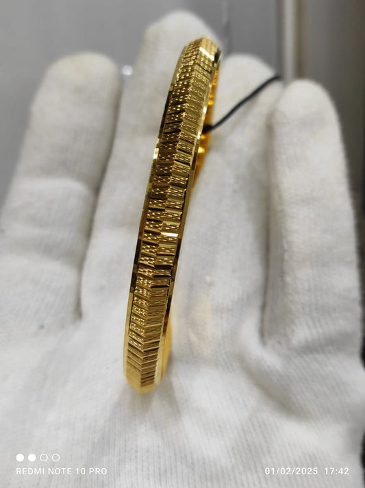 Gold Forming Gents Kada By Chokerset GFGK61