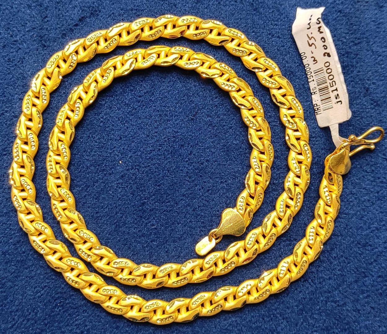 21 Size 200 Mg.1 Gram 24 kt Gold Forming Concept Chains By Chokerset  CSCHAIN1051
