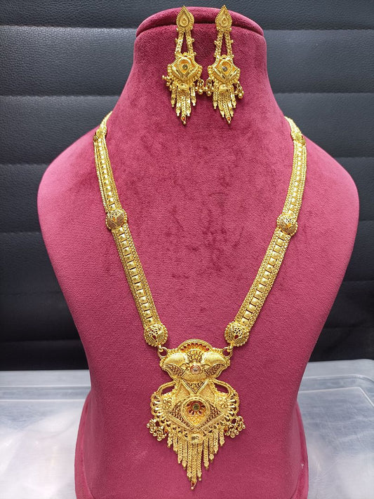 Gold Forming Necklace By Chokerset NECK4730