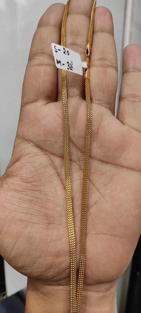 20 Size 25 Mg. Gold Forming Chain By Chokerset CHAIN9197