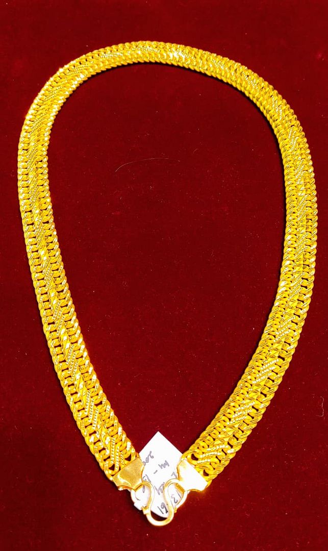 24 Size 200 Mg.1 Gram 24 kt Gold Forming Concept Chains By Chokerset  CSCHAIN1059
