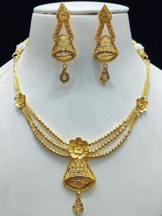 Gold Forming Jewellery Sets By Chokerset CSGF3551