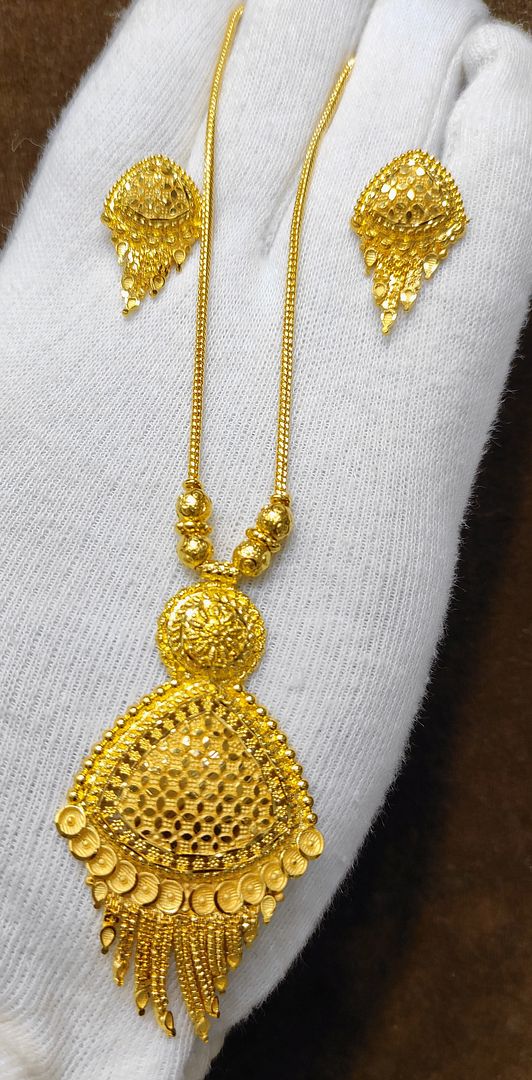 18 Size 200 MG Gold Forming Necklace By Chokerset PSET6352