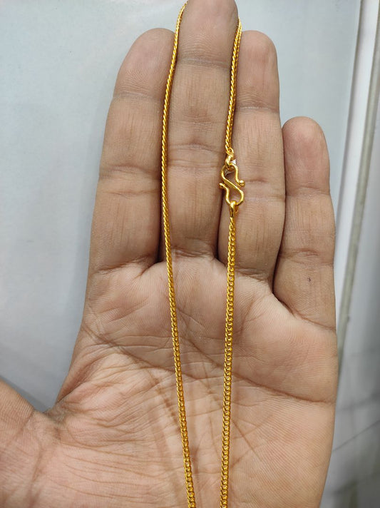 25 Milligram Gold Forming Chain By Chokerset WAC708