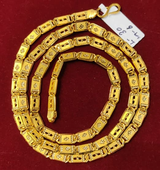 30 Size 200 Mg.1 Gram 24 kt Gold Forming Concept Chains By Chokerset  CSCHAIN1089