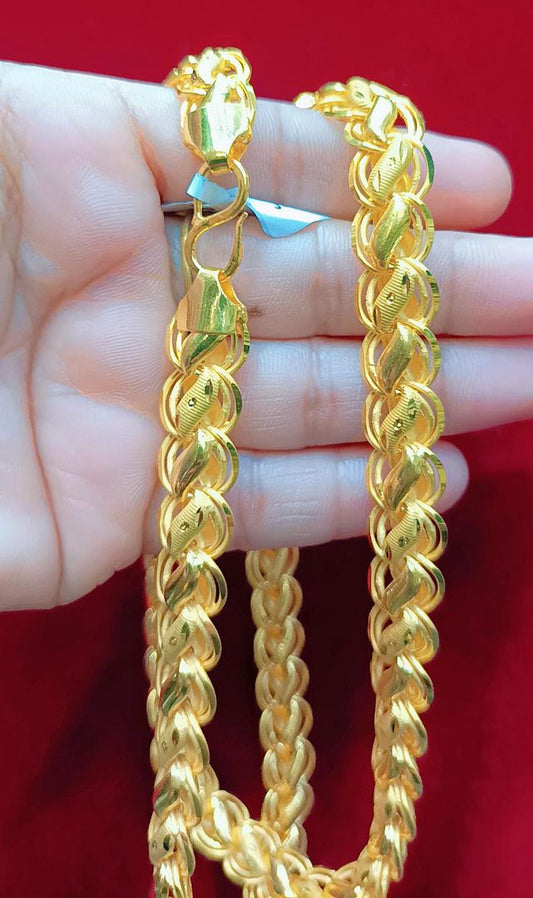 28 Size 200 Mg.1 Gram 24 kt Gold Forming Concept Chains By Chokerset  CSCHAIN1085