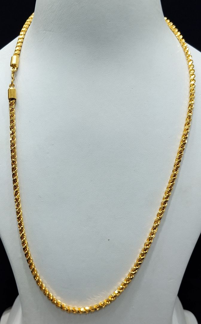 24 Size 100 Mg. Gold Forming Chain By Chokerset CHAIN853