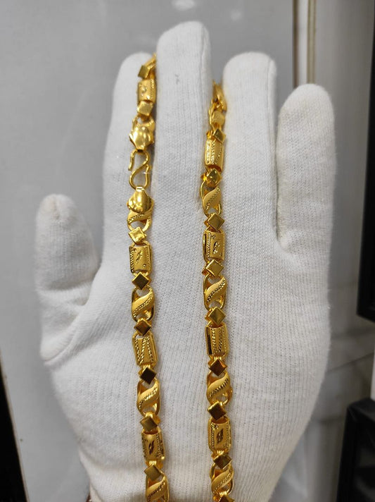 21 Size 200 Milligram Gold Forming Chains By Chokerset CHAIN7717