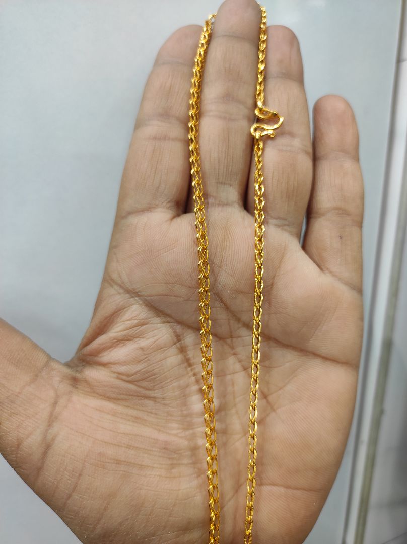 25 Milligram Gold Forming Chain By Chokerset WAC713