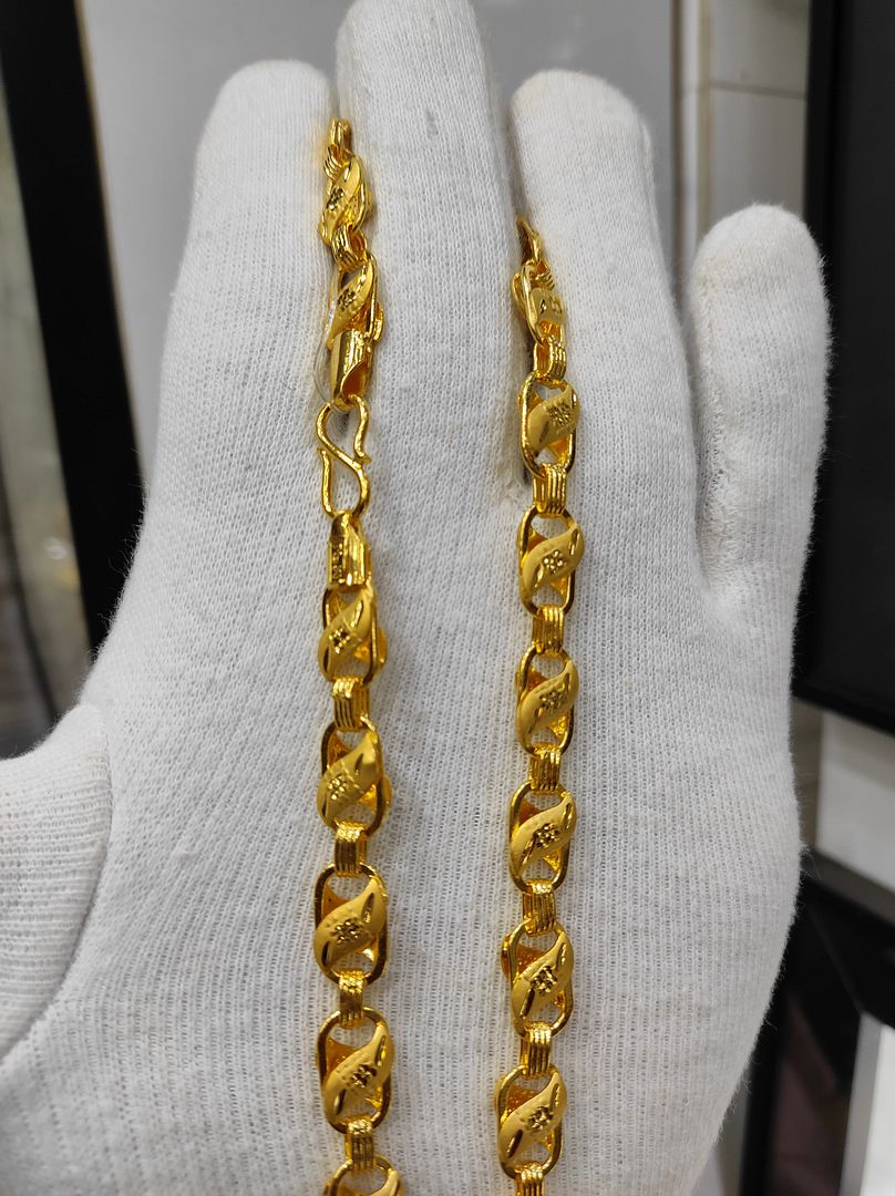 21 Size 200 Milligram Gold Forming Chains By Chokerset CHAIN7707