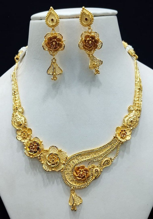 Gold Forming Jewellery Sets By Chokerset CSGF3572