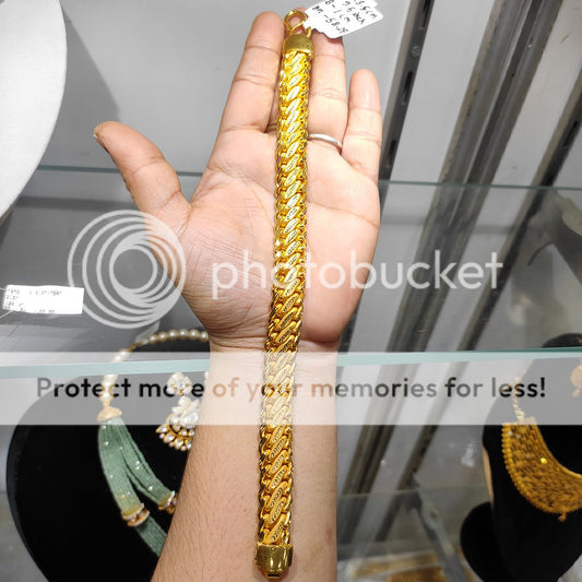 200 Milligram Gold Forming Bracelet By Chokerset WAB614