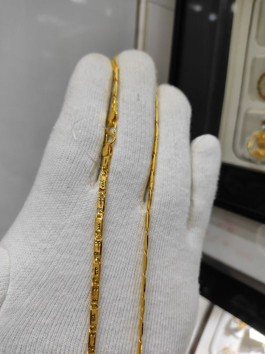 20 Size 200 Milligram Gold Forming Chains By Chokerset CHAIN7701