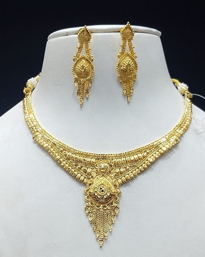Gold Forming Jewellery Sets By Chokerset CSGF3505