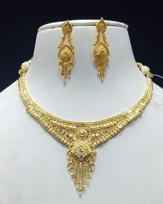 Gold Forming Jewellery Sets By Chokerset CSGF3505