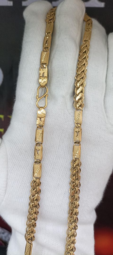 20 Size 100 Mg. Gold Forming Chain By Chokerset CHAIN9178