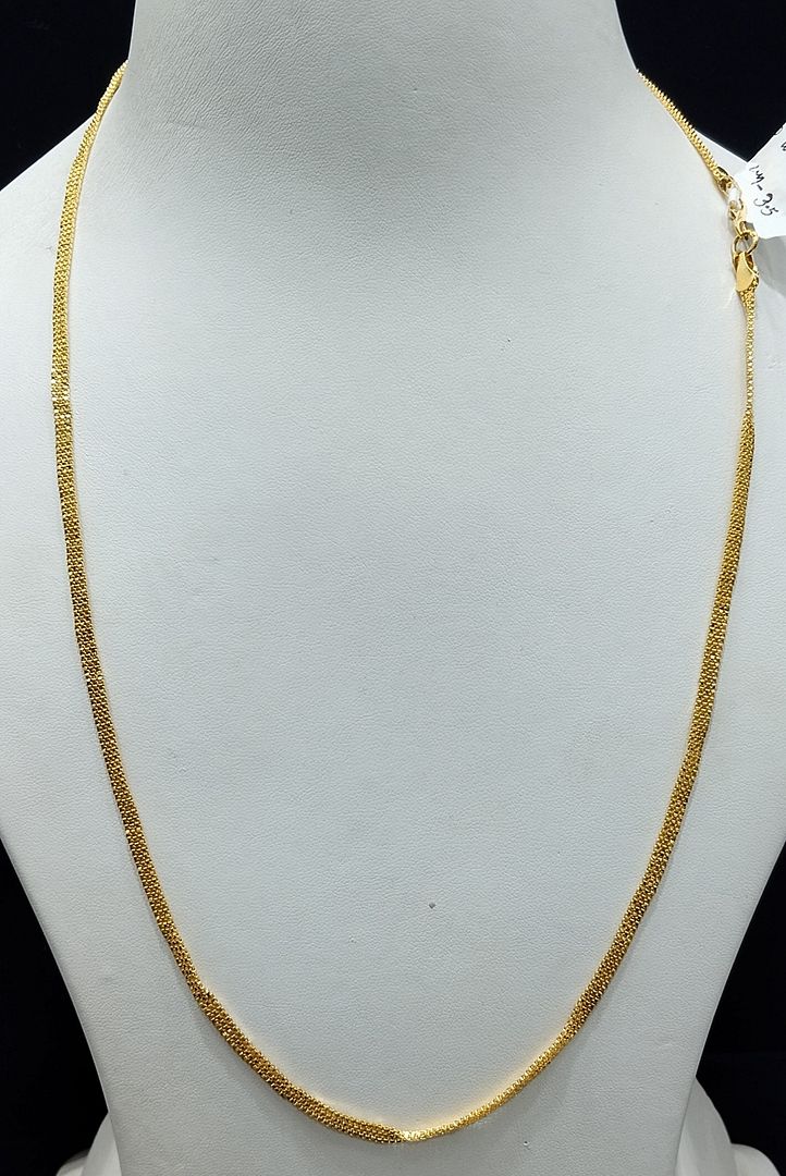 24 Size 100 Mg. Gold Forming Chain By Chokerset CHAIN856