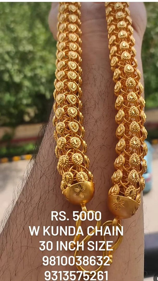 Gold Forming 200 Mg 30 Inch 15 mm 100 Gram Big Chain By Chokerset CHWA0049