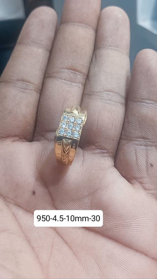 Ring Size 30 By Chokerset In Gold Forming GFGR6603