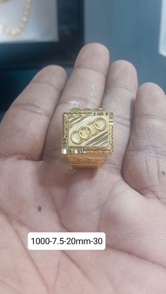 Ring Size 30 By Chokerset In Gold Forming GFGR6599