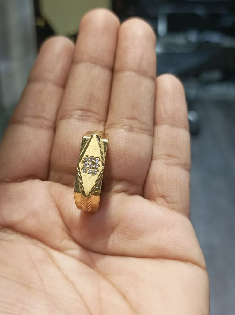 Ring Size 21 By Chokerset In Gold Forming GFGR6555
