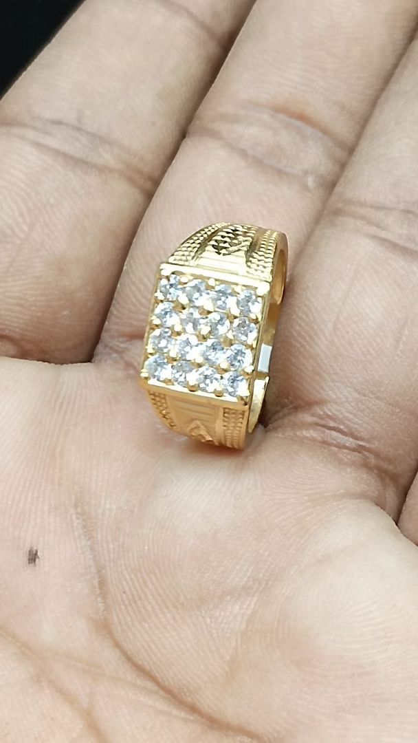 Ring Size 21 By Chokerset In Gold Forming GFGR6507