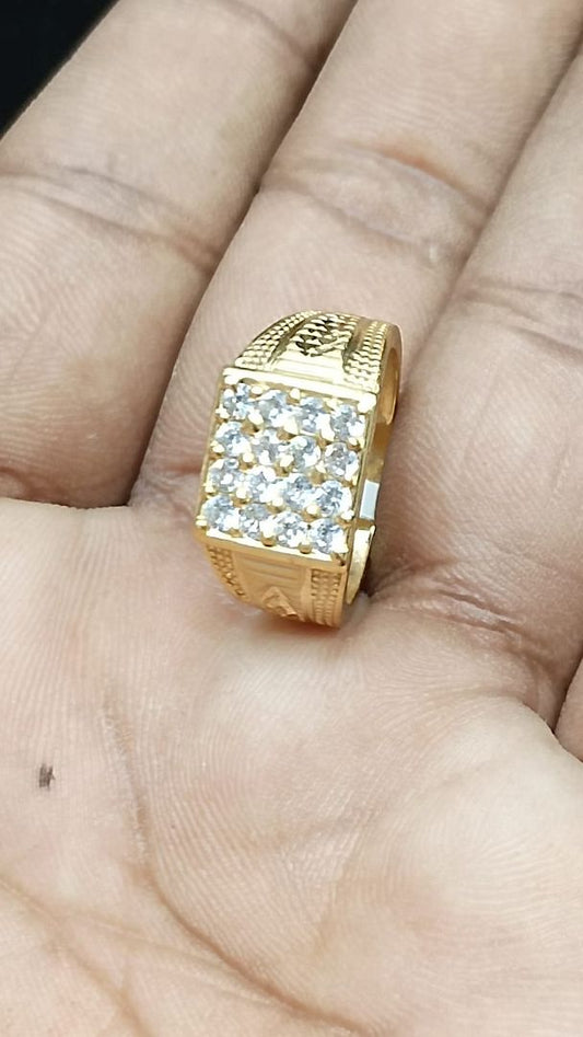 Ring Size 21 By Chokerset In Gold Forming GFGR6507