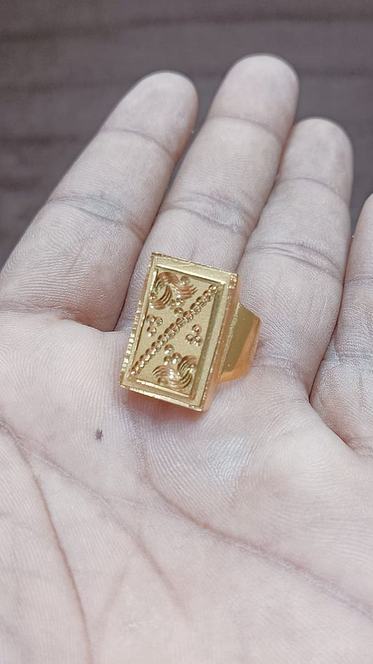 Ring Size 21 By Chokerset In Gold Forming GFGR6759