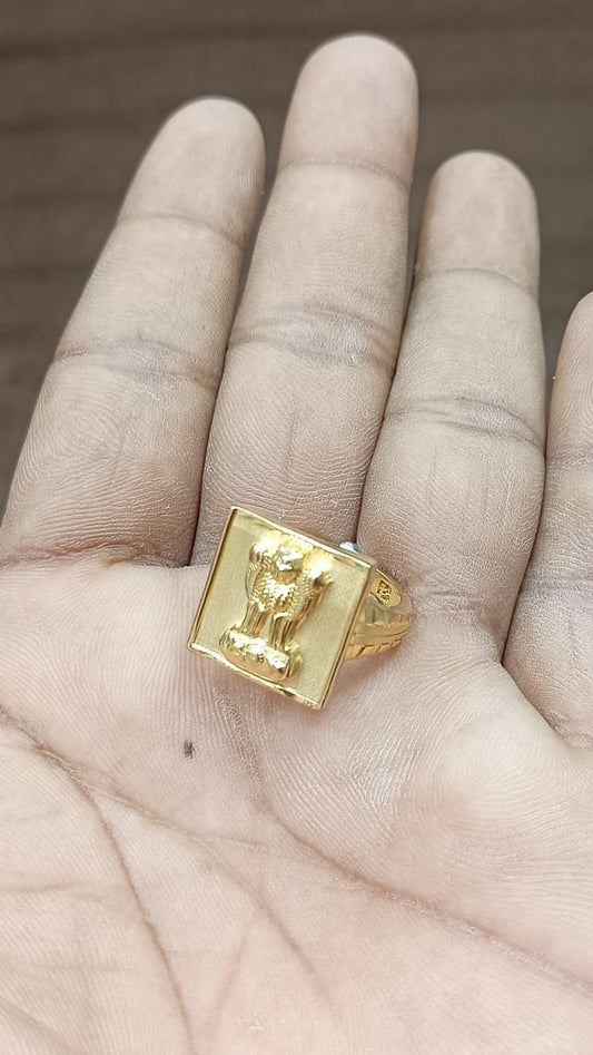 Ring Size 21 By Chokerset In Gold Forming GFGR6749