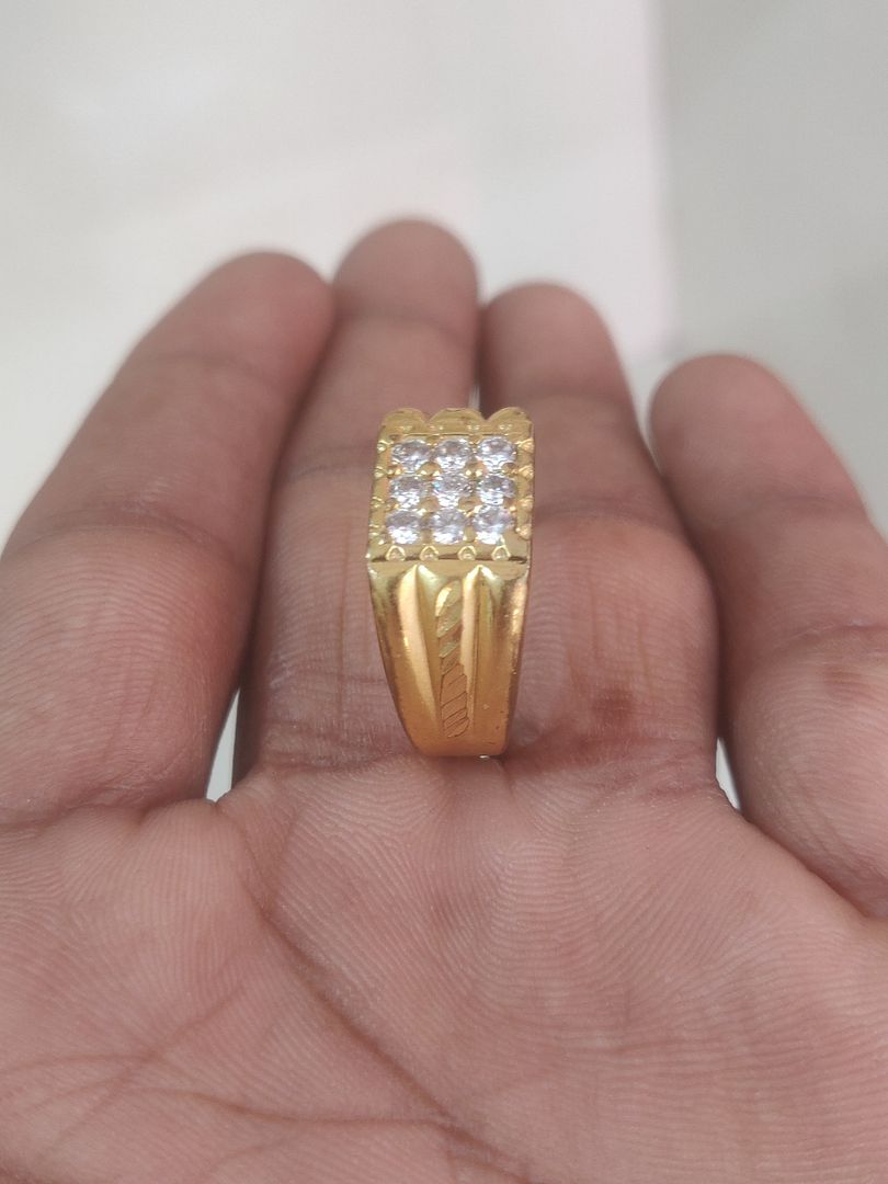 Ring Size 22 By Chokerset In Gold Forming GFGR6729