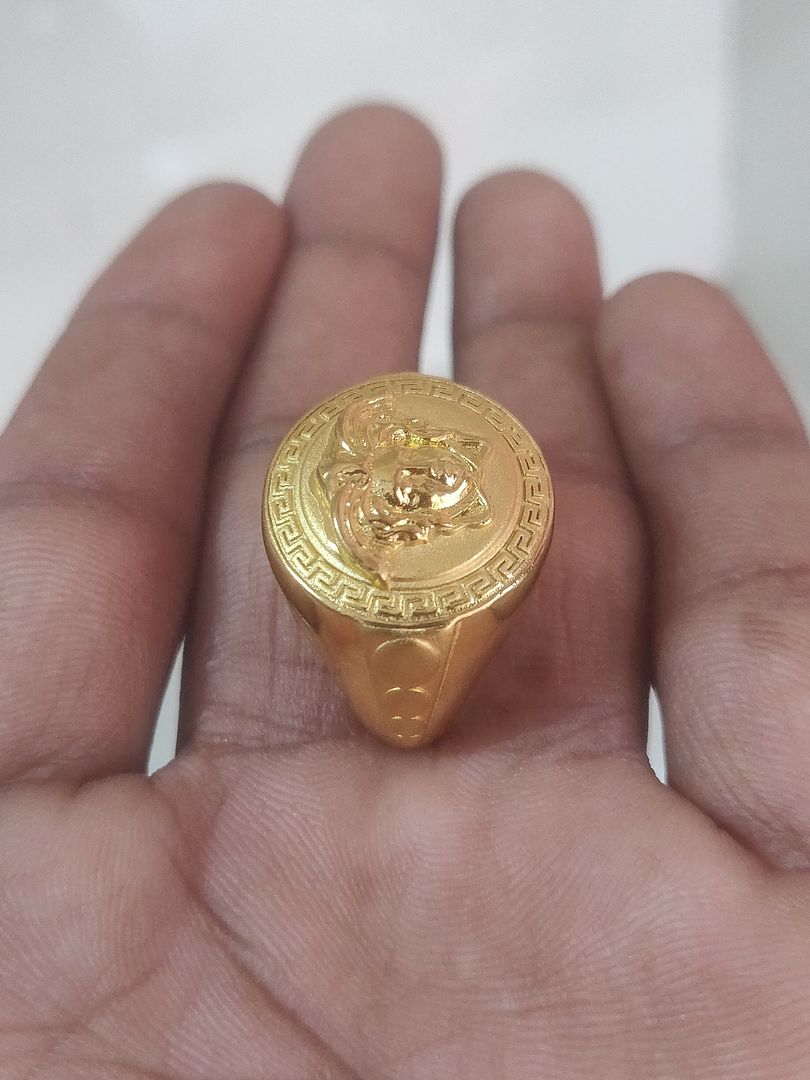 Ring Size 22 By Chokerset In Gold Forming GFGR6818