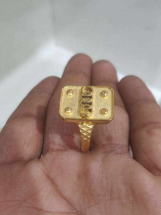 Ring Size 23 By Chokerset In Gold Forming GFGR6673