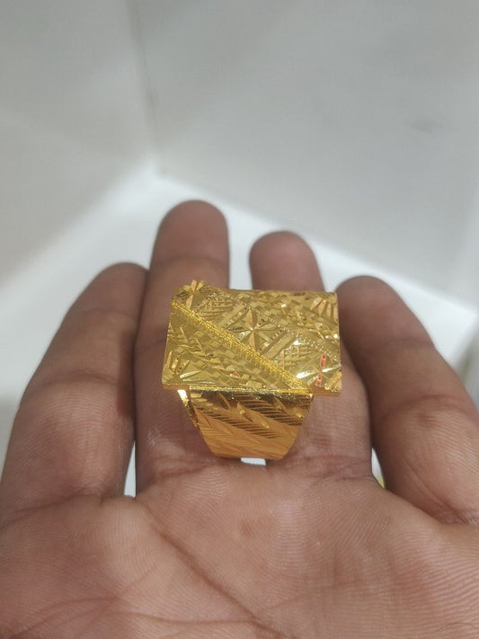 Ring Size 23 By Chokerset In Gold Forming GFGR6790