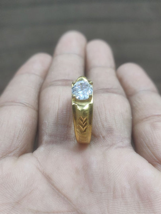 Ring Size 24 By Chokerset In Gold Forming GFGR6857