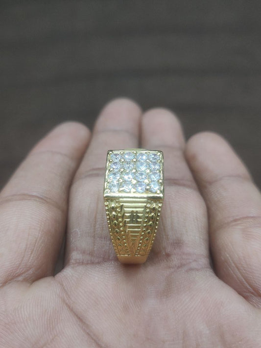 Ring Size 25 By Chokerset In Gold Forming GFGR6892