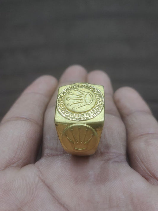 Ring Size 25 By Chokerset In Gold Forming GFGR6894