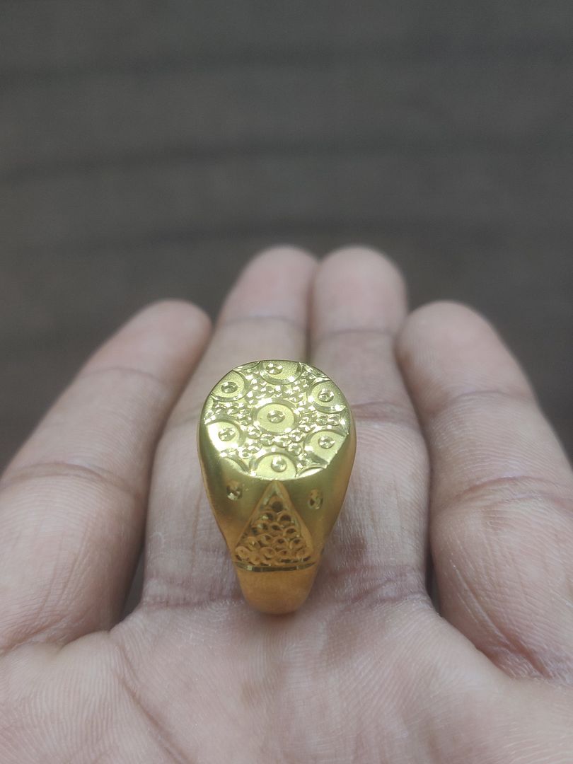 Ring Size 25 By Chokerset In Gold Forming GFGR6914