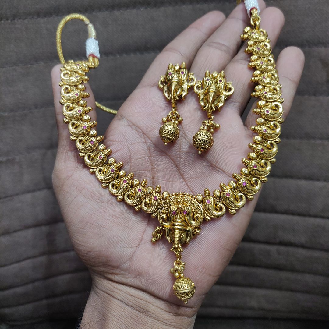 Polki Neklace Set By Chokerset PKNS1023