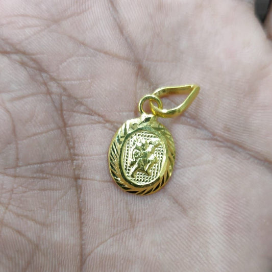 GOLD FORMING PENDANT BY CHOKERSET P7654442