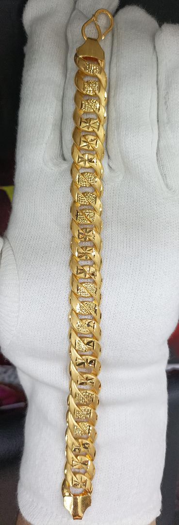 8 Size 200 Mg. Gold Forming Bracelet By Chokerset BRACE357