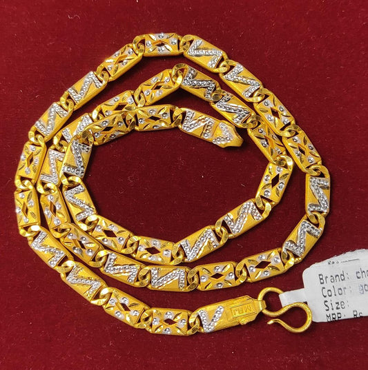 20 Size 200 Mg.1 Gram 24 kt Gold Forming Concept Chains By Chokerset  CSCHAIN1112