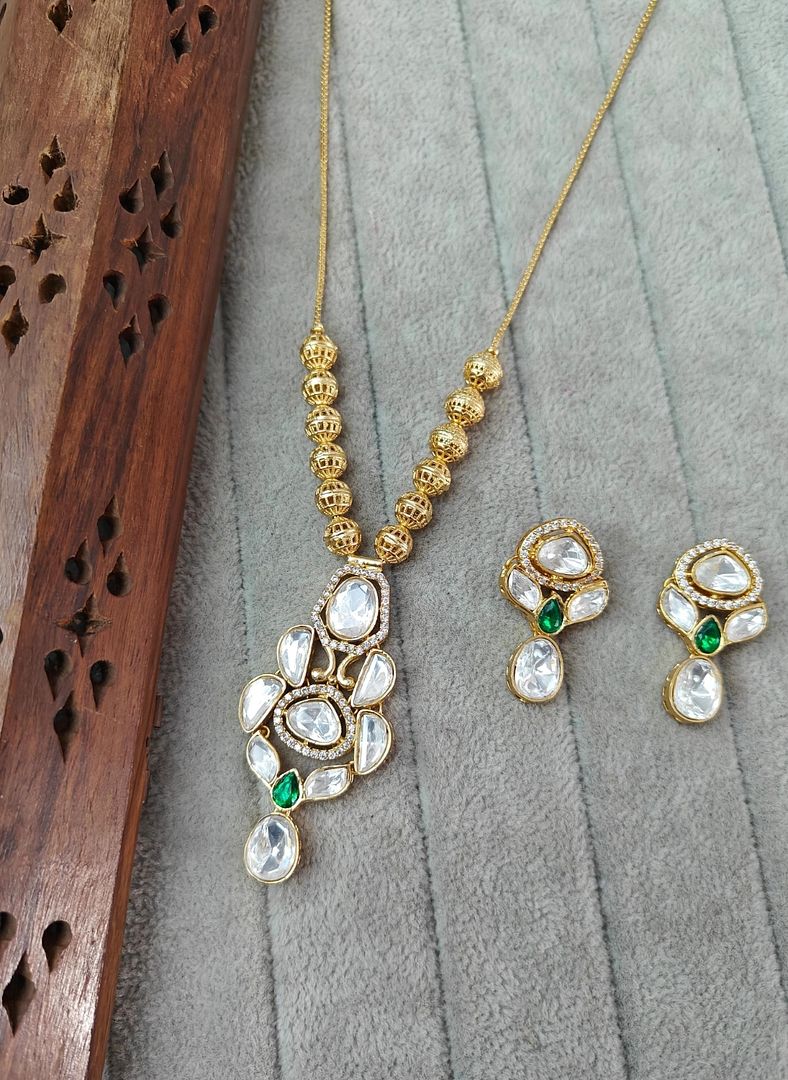 Polki Antique Necklace By Chokerset CSNS6894