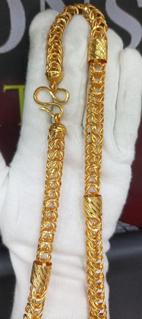 22 Size 100 Mg. Gold Forming Chain By Chokerset CHAIN9129