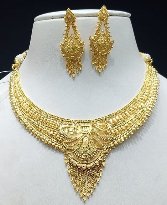 Gold Forming Jewellery Sets By Chokerset CSGF3531