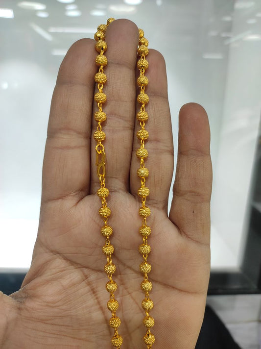 50 Milligram Gold Forming Chain By Chokerset WAC722