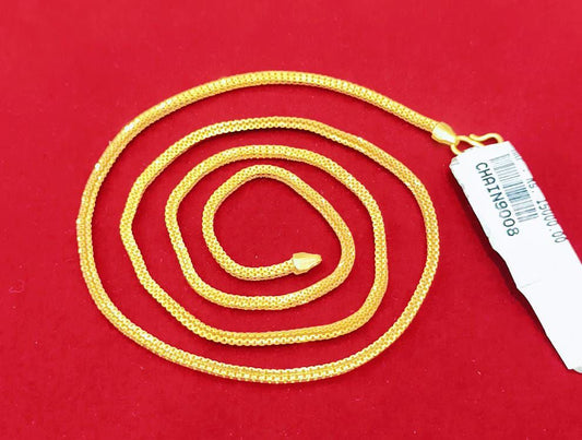 24 Size 300 Mg.1 Gram 24 kt Gold Forming Concept Chains By Chokerset  CSCHAIN1024
