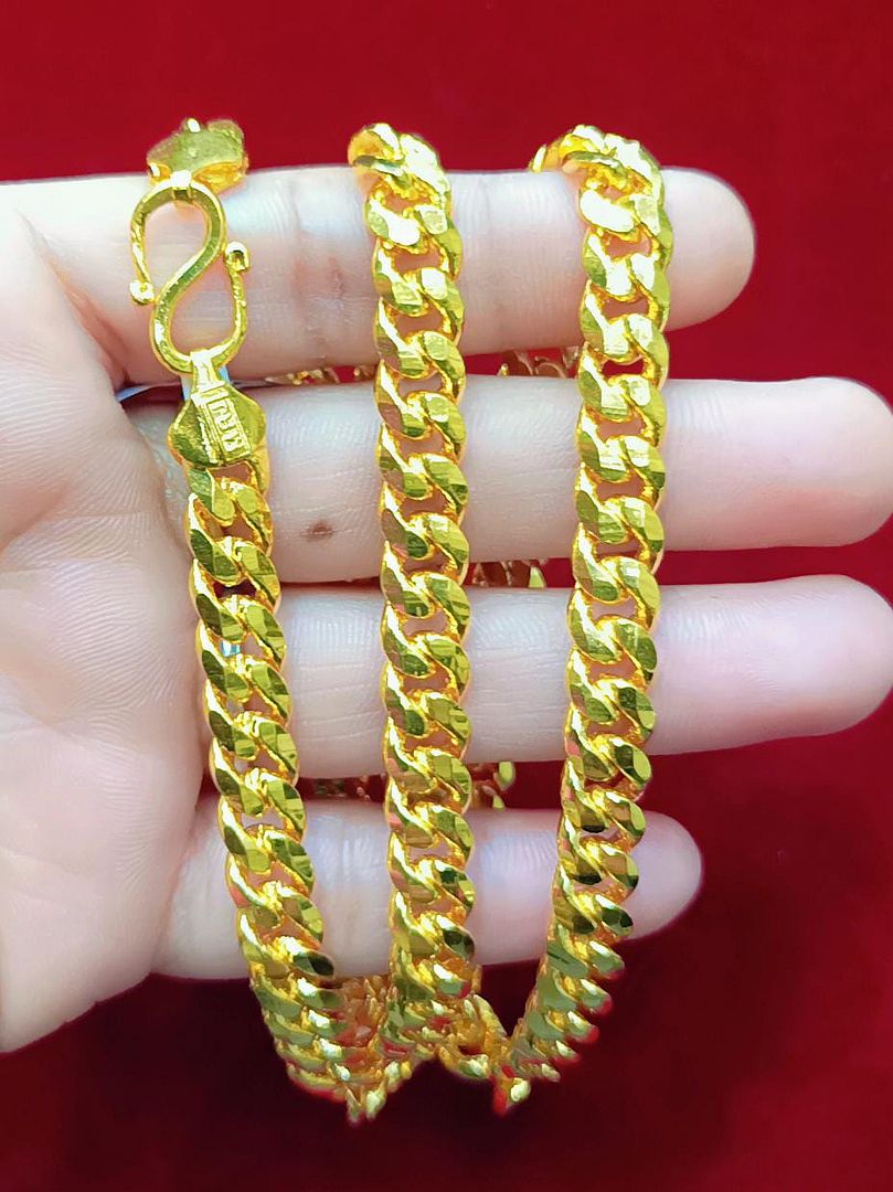 36 Size 200 Mg.1 Gram 24 kt Gold Forming Concept Chains By Chokerset  CSCHAIN1113
