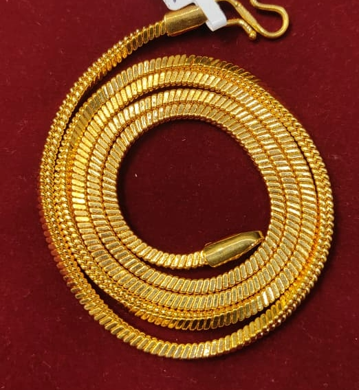 24 Size 100 Mg.1 Gram 24 kt Gold Forming Concept Chains By Chokerset  CSCHAIN1105